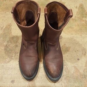 Men's Wolverine work boots.